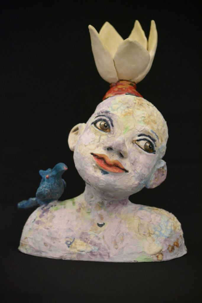 Figurative Ceramic Sculpture by Edrian Thomidis