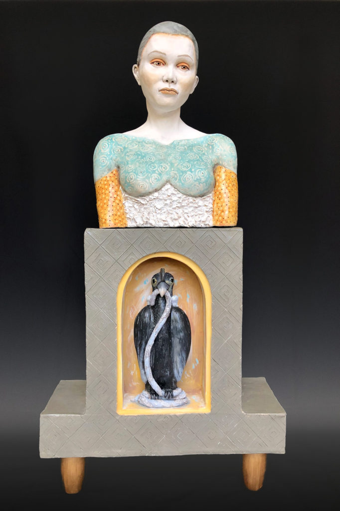 Narrative Art - Figurative Ceramic Sculpture by Edrian Thomidis